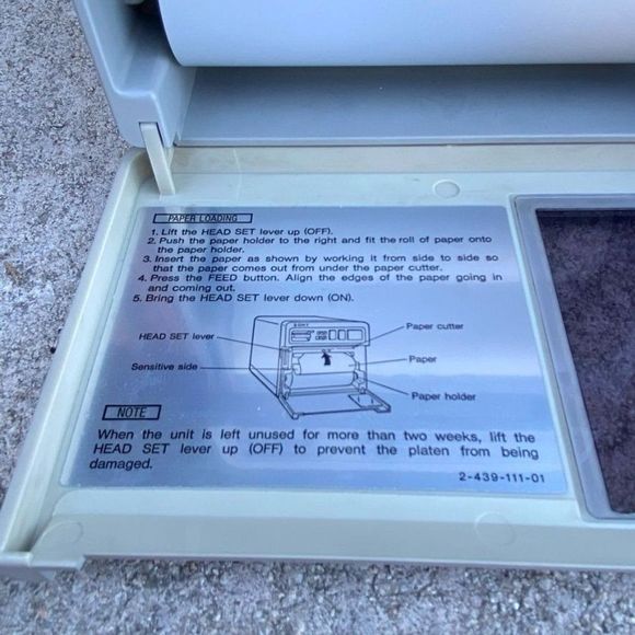 Vintage Sony Video Graphic Printer UP-103 Powers On - Picture 6 of 12